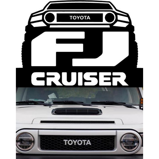 Toyota FJ Cruiser Decorative Bonnet Fake Air Outlet Cover | Shopee Malaysia