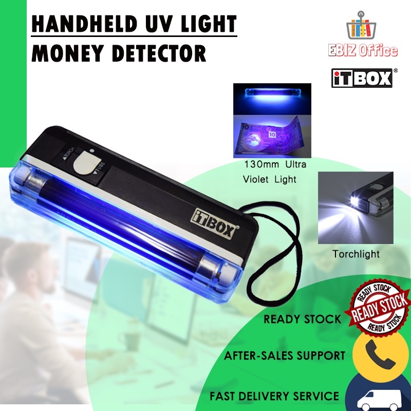 Handheld UV Light Bank Note Money Detector | Portable Note Detector ...