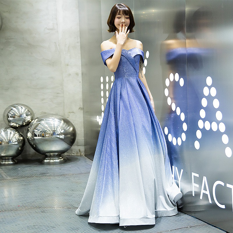 sachin and babi light blue dress Sexy Long Evening Dresses