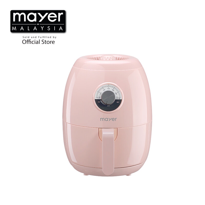 Mayer 3L Air Fryer MMAF3000 1 Year Warranty White Pink Mint 30 Mins Timer 80 C 200 C Temperature Control Shopee Malaysia