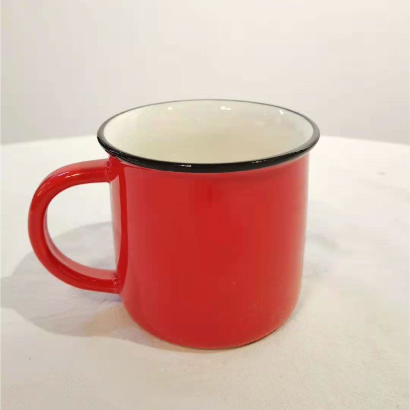 Retro Coffee Mug Personalized Tea Mugs Portable ceramic Cup Office Mug