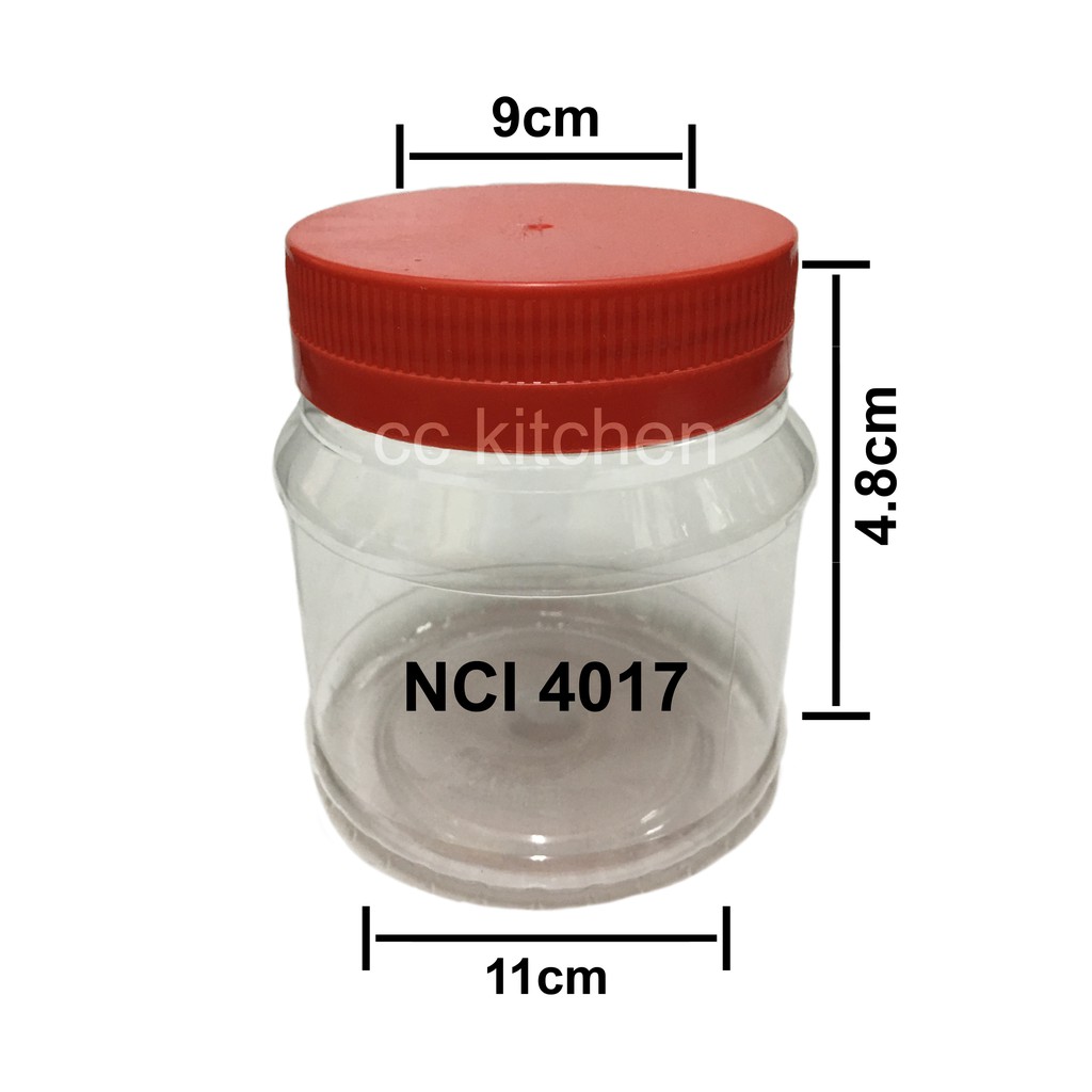 BARANG KUIH PLATIC /NCI PLASTIC ROUND CONTAINER (NCI 4017) | Shopee ...