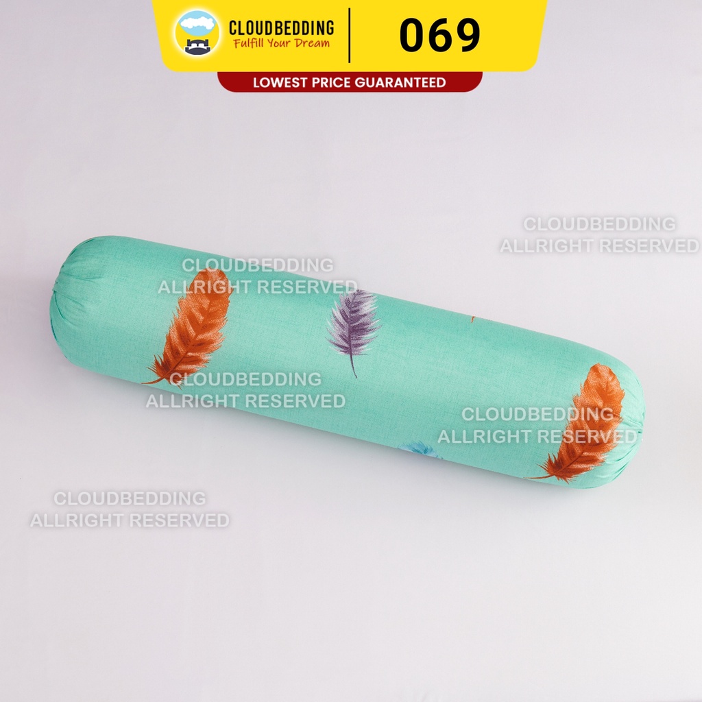 Premium Cotton Bolster Case Sarung Corak/ Bolster Pillow Case Cover