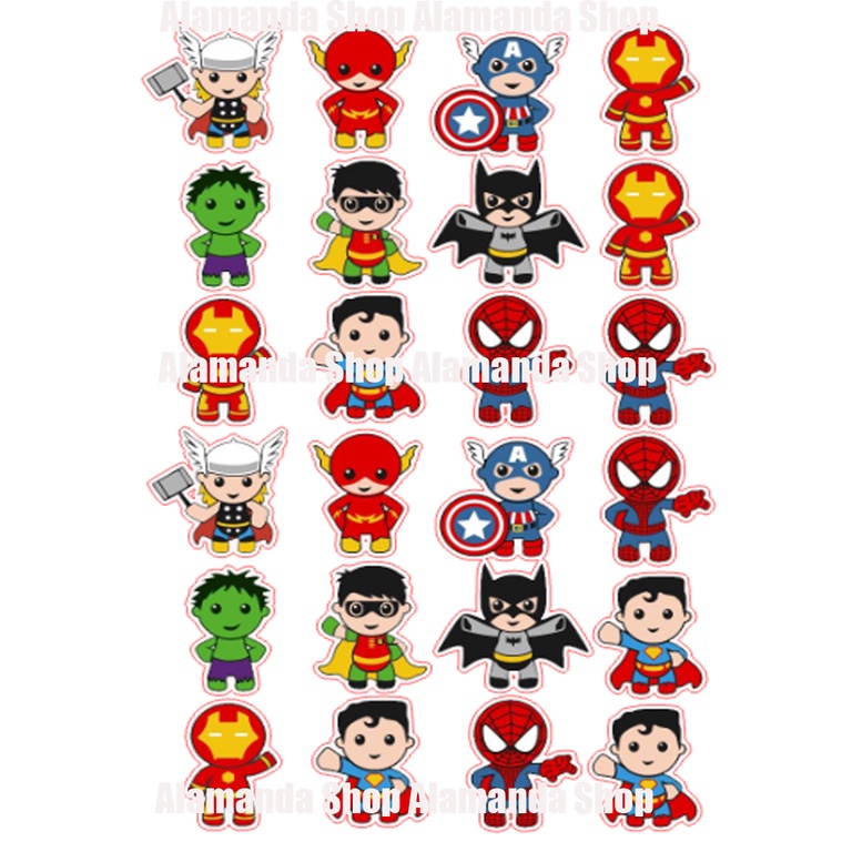 AVENGERS CUPCAKE TOPPER READY STOCK | Shopee Malaysia