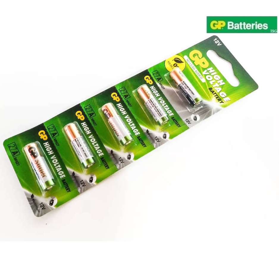GP Alkaline for Remote Control 12V (27A) X 5 UNITS | Shopee Malaysia