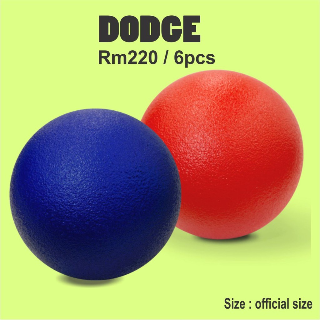 Figos Dodgeball Set Standard Official Size (6 pcs per set) Shopee