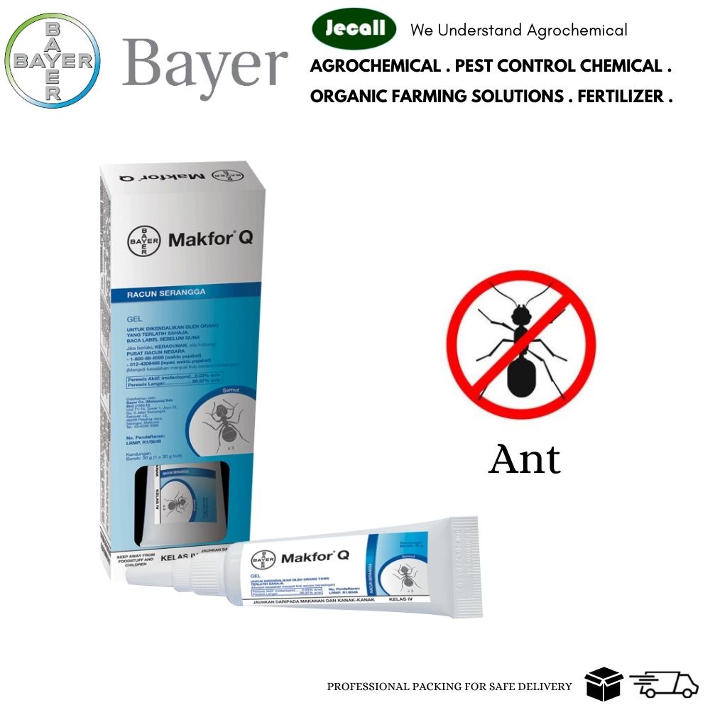 Bayer Makfor® Q Ant Gel 30g / Umpan Semut / Imidacloprid 0.03% w/w ...