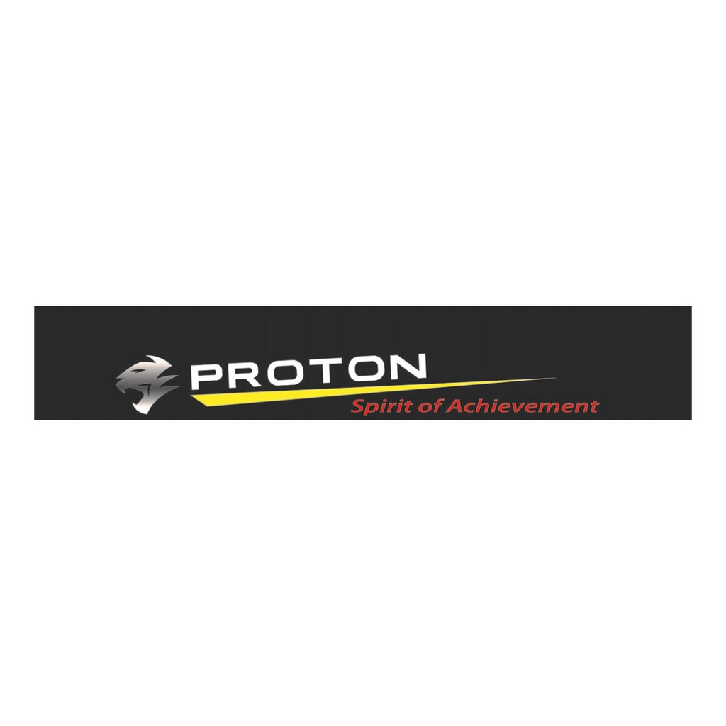 PROTON Front Windshield Sticker / Sticker Tampal Cermin Depan Kereta ...