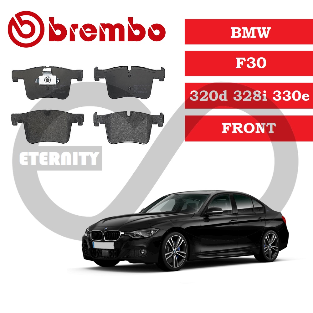 Original Brembo Brake Pad - BMW 3 Series F30 320d 328i 330e | Shopee ...