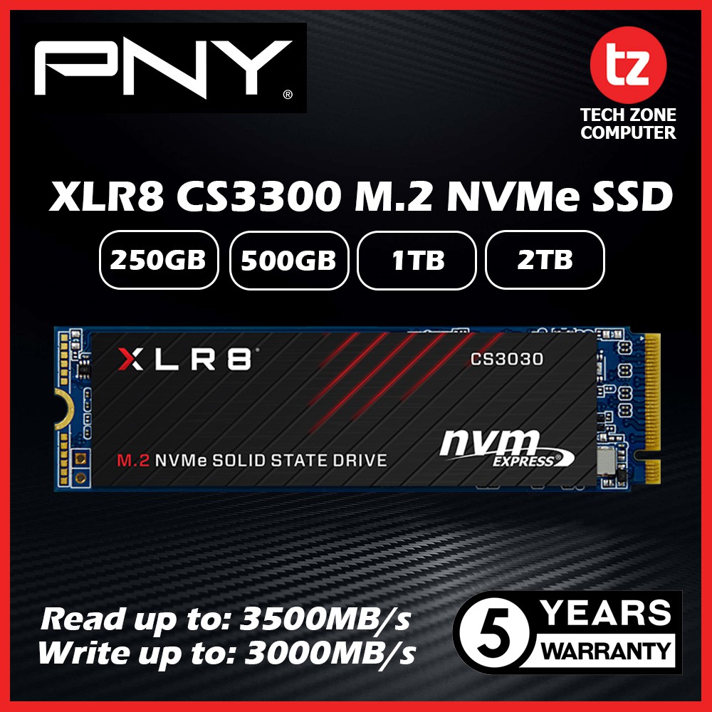 PNY CS3030 XLR8 -1TO NVME - Extreme Gaming