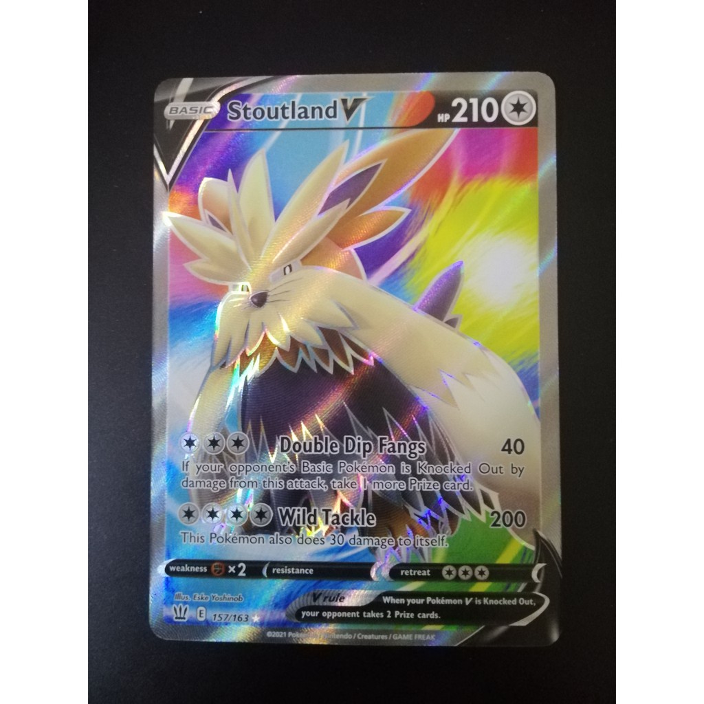 stoutland v pokemon card value Amazon.com: Pokemon - Stoutland V 116/159 - Crown Zenith