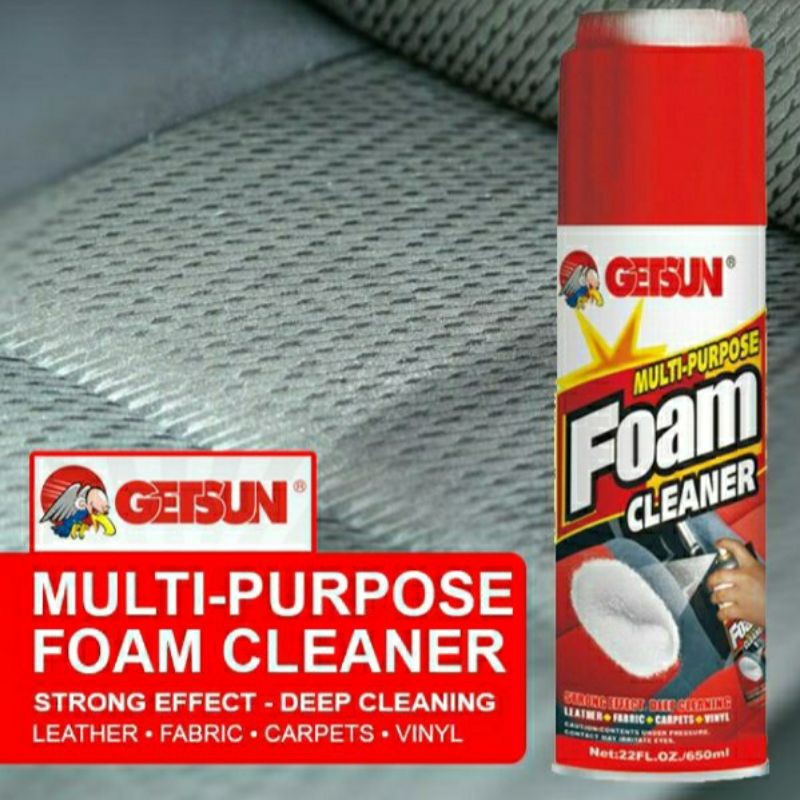 GETSUN Multipurpose Foam Cleaner With Brush 650 ml Shopee Malaysia