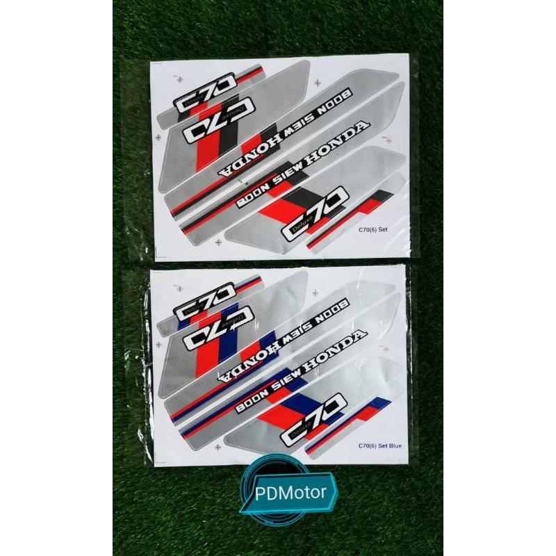 BODY STICKER HONDA C70 | Shopee Malaysia