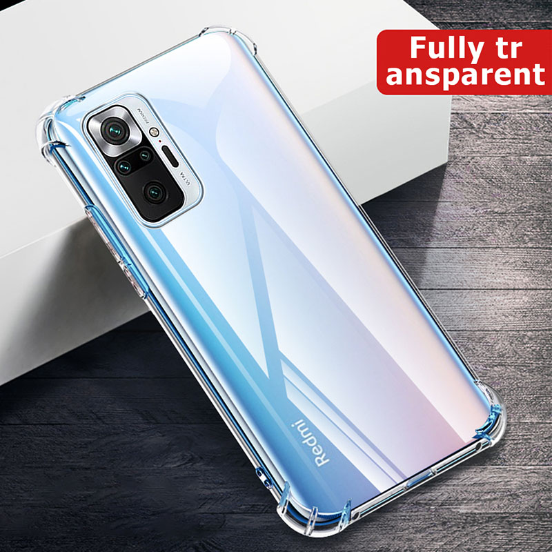 Xiaomi Redmi Note 10 Note 10s Note 10 Pro 4G 5G Soft Clear Crystal  Shockproof TPU Case Cover