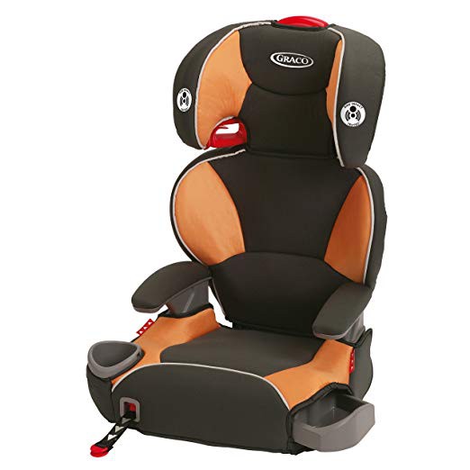 Graco Affix Highback Booster Car Seat Tangerine Shopee Malaysia