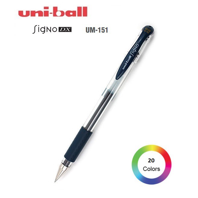 Uniball / Uni Signo DX UM-151 Gel Pen 0.38mm | Shopee Malaysia