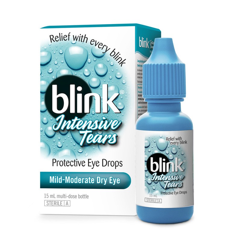Blink Intensive Tears Eye Drops 15mL (Expiry Date 07/2024) Shopee
