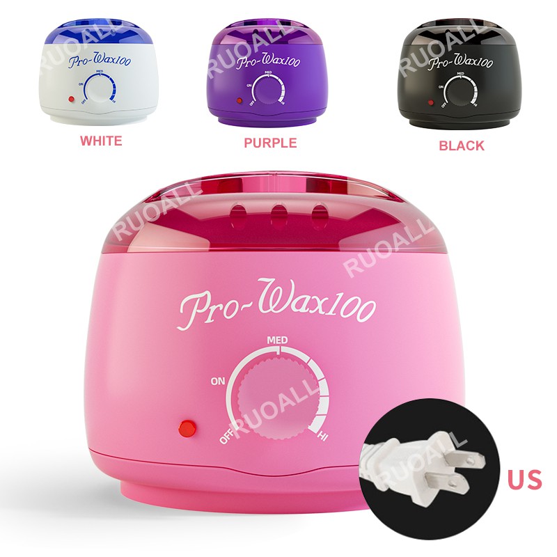 PRO-WAX 100 Hot Wax Heater/Warmer Salon Spa Beauty Equipment for Hard Strip  Waxing 400ML, White