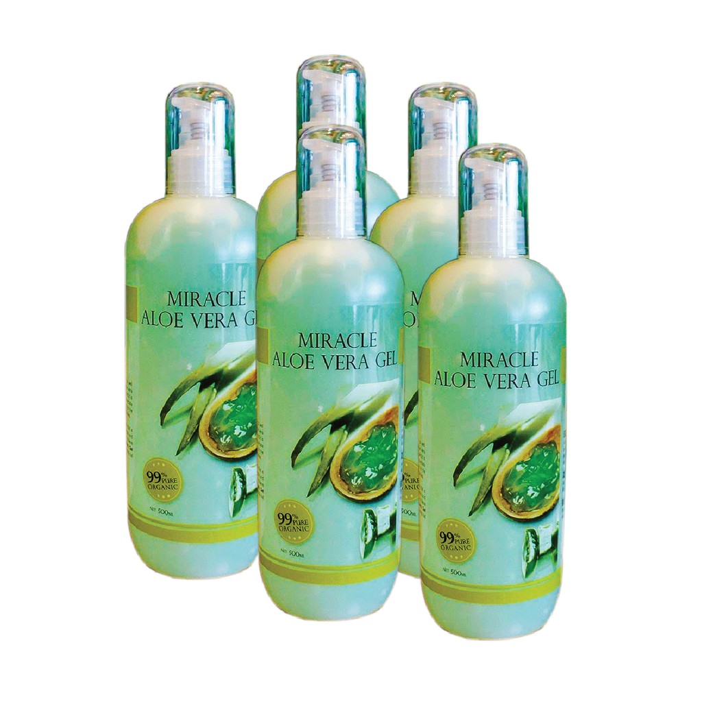 Miracle Aloe Vera Gel 500ml (5 Bottle) Shopee Malaysia