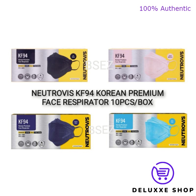 NEUTROVIS KF94 [10/BOX] /KN95 [20/BOX] 4PLY MEDICAL MASK [ADULT] [100% ...