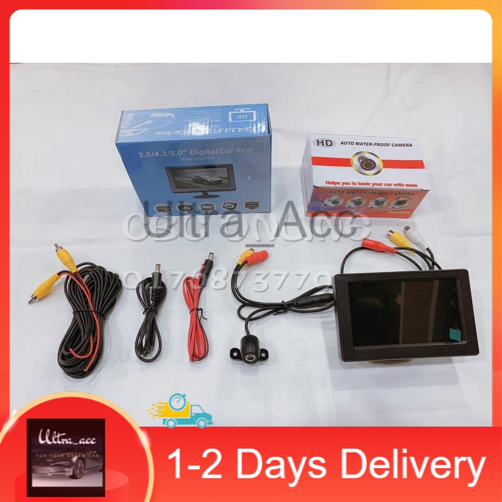 4.3 INCH STAND MONITOR WITH REVERSE CAMERA PACKAGE | Shopee Malaysia