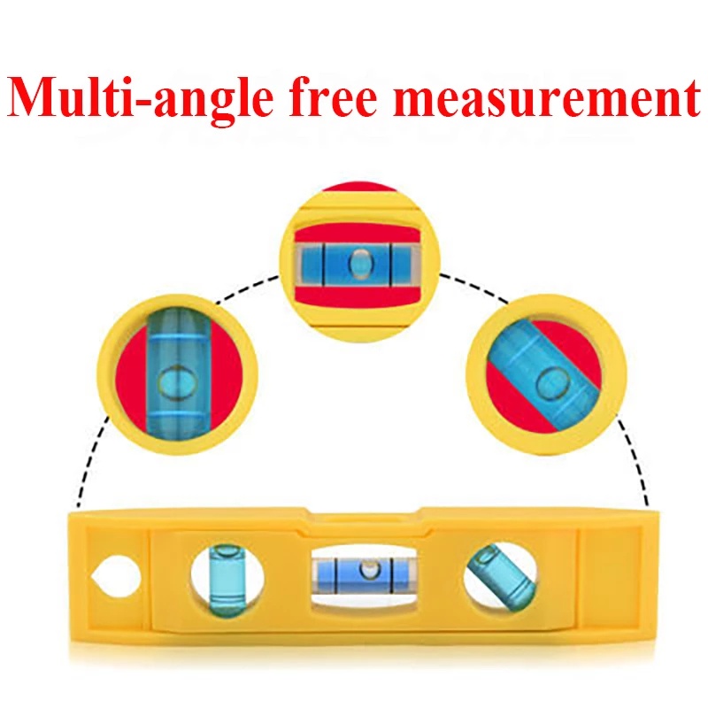 KIPRUN Mini 3 Bubble Level Ruler with Keychain Level Horizontal Ruler 3 ...