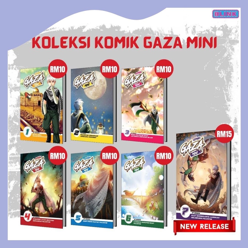 🔥KOMIK GAZA MINI🔥 (SINGLE KOMIK / COMBO) | Shopee Malaysia