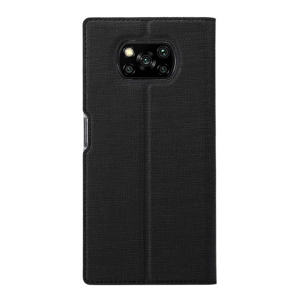 Vili Luxury PU Leather Casing Poco X3 NFC Flip Cover Poco X3