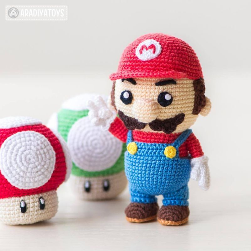 (Amigurumi tutorial PDF file) Super Mario World collection / crochet ...