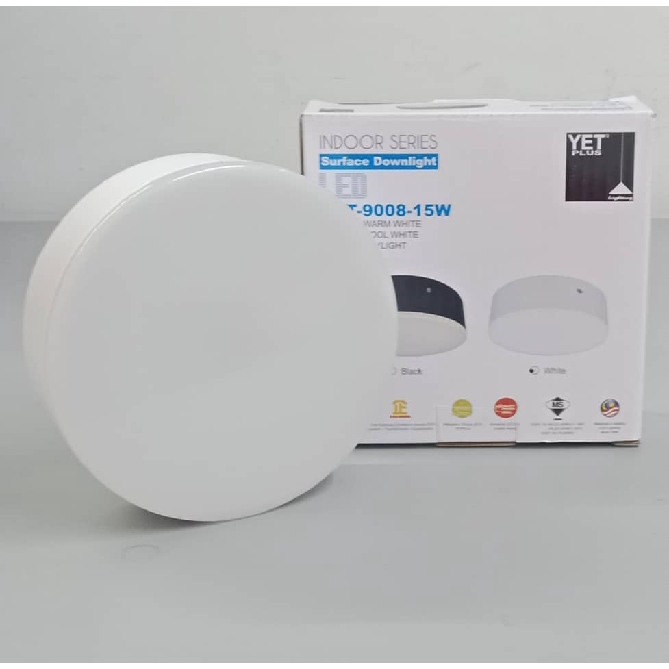 YET 9008 15W RD LED SURFACE DOWNLIGHT (Sirim Approved) | Shopee Malaysia