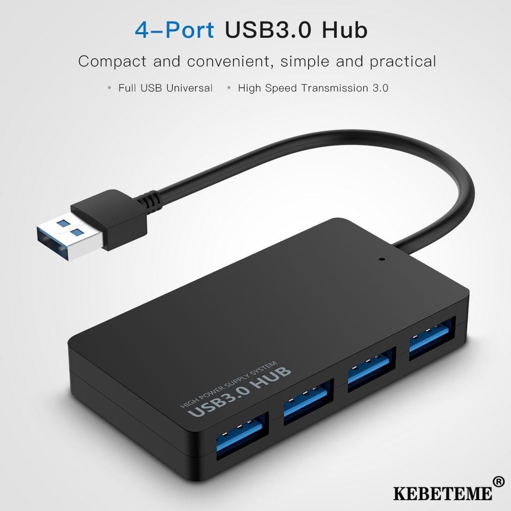 Usb 3.0 Splitter From 1 To 4 Hub Ports Divided Into usb Port | Shopee ...