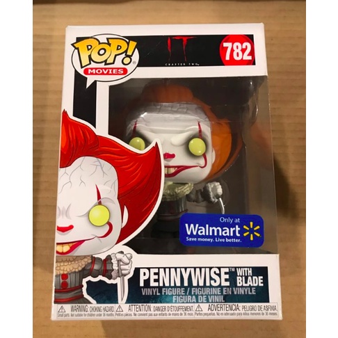 Funko Pop It Chapter Two Pennywise with Blade #782 Walmart Exclusive ...