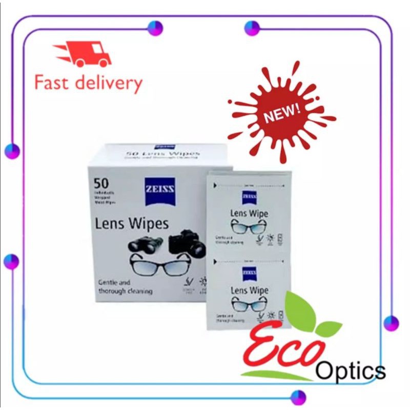 Zeiss Wipes Alcohol Formula Lens Wipes 50's Shopee Malaysia