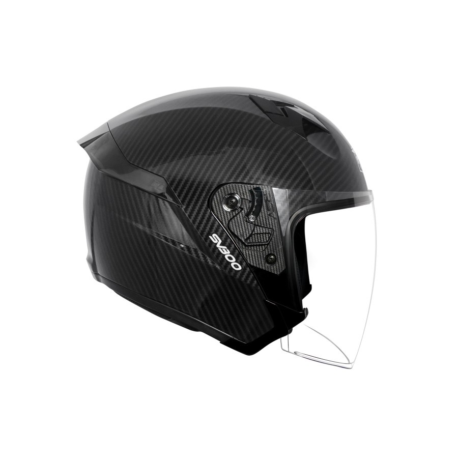 Rsv Helmet SV300 SOLID Carbon GLOSSY Sv300 DOUBLE VISOR Shopee Malaysia
