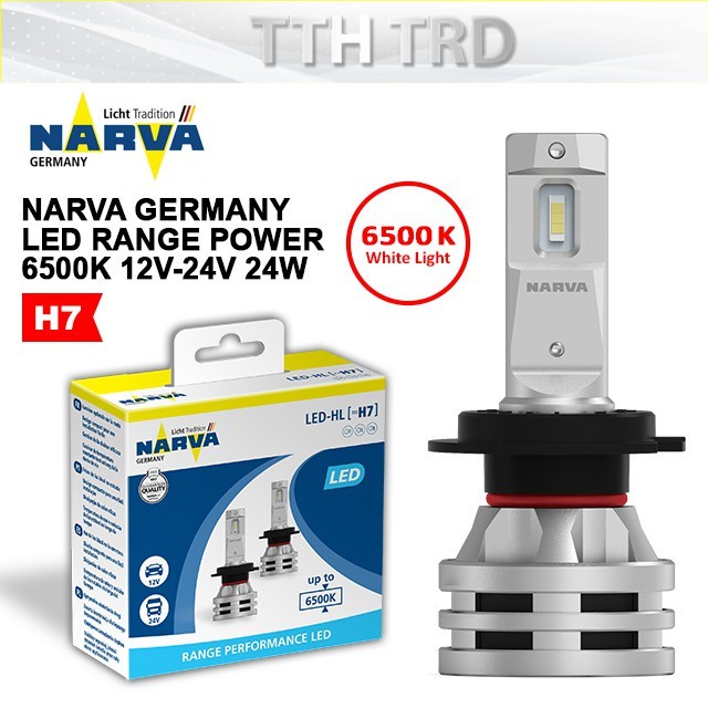 NARVA LED H7 Range Performance LED 6500K (Germany TECHNOLOGY) | Shopee ...