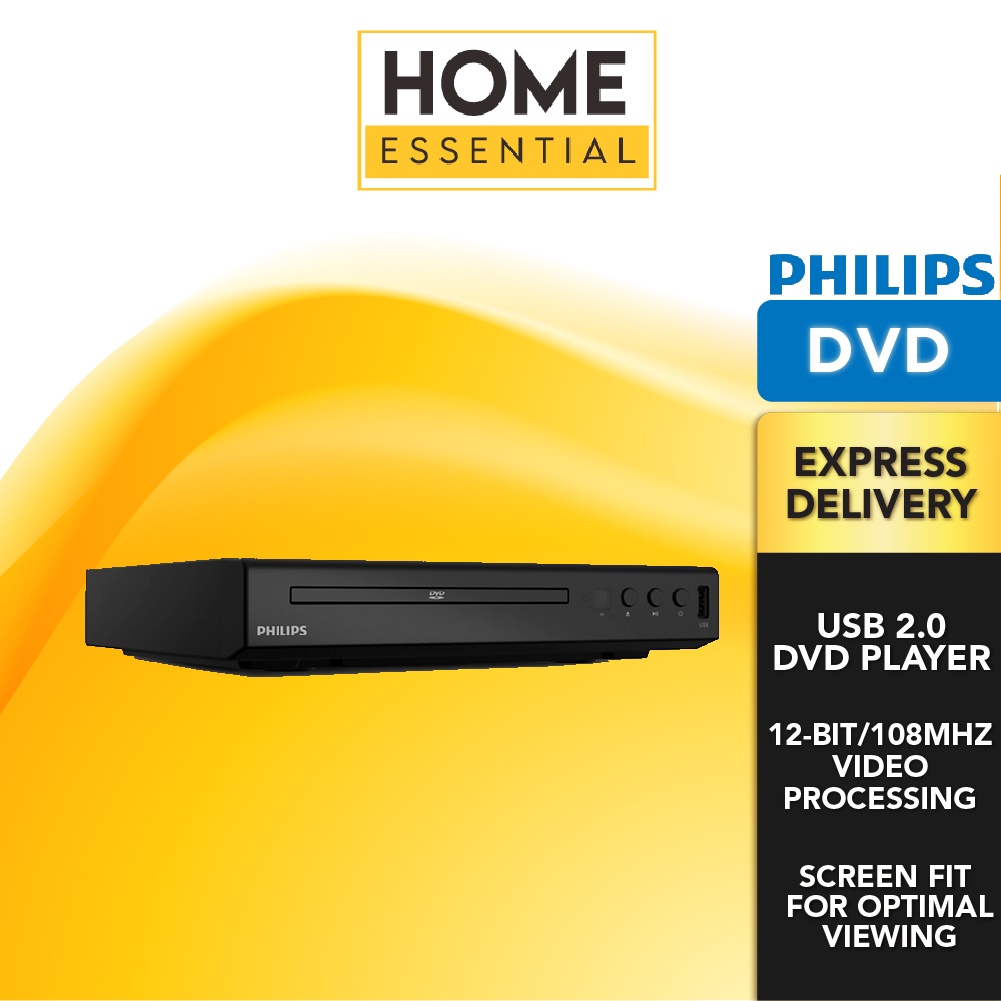 Philips DVD Player 2000 Series 2.0 USB with Dolby Audio DIVX Ultra DVD