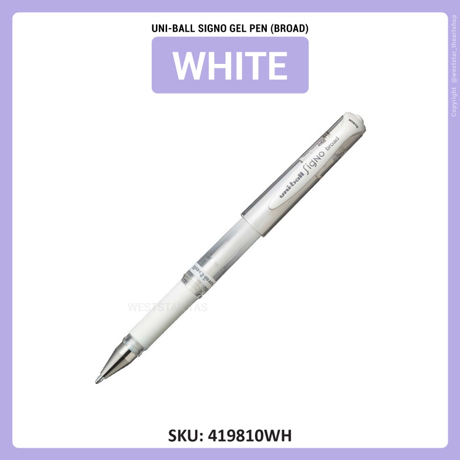 Uni-ball Um153 Signo Broad Gold Pen - Sold Each (12 per Box) - Impact