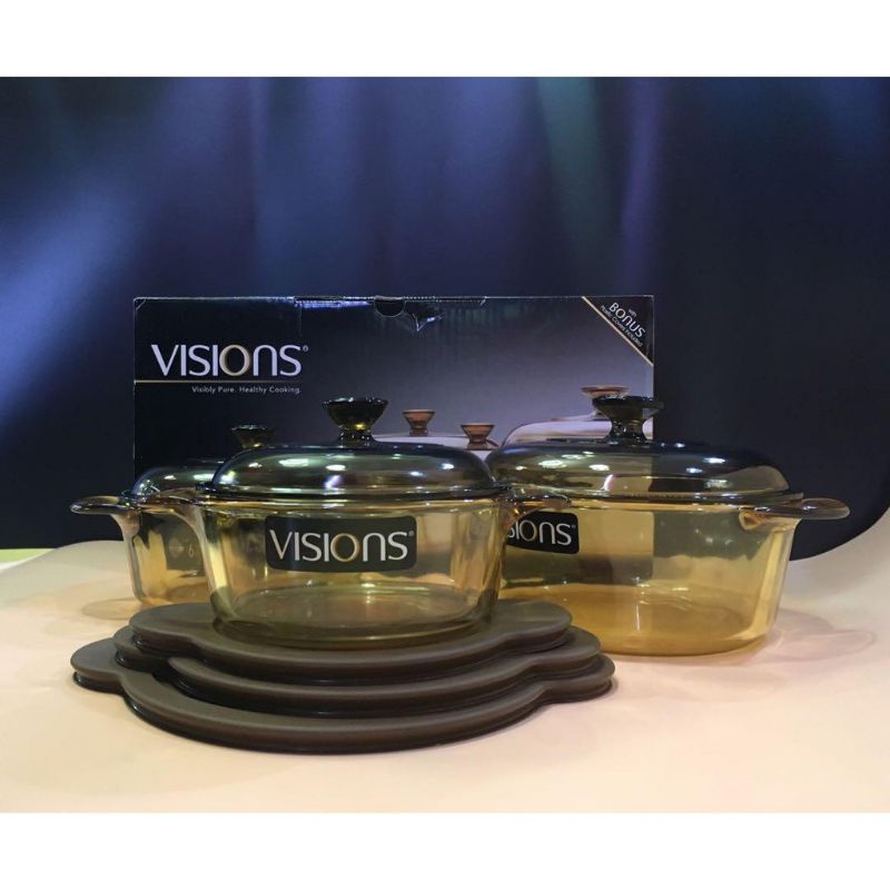 [vs336] PERIUK VISION Vision Cookware Vision Pot Vision Cookware Cover
