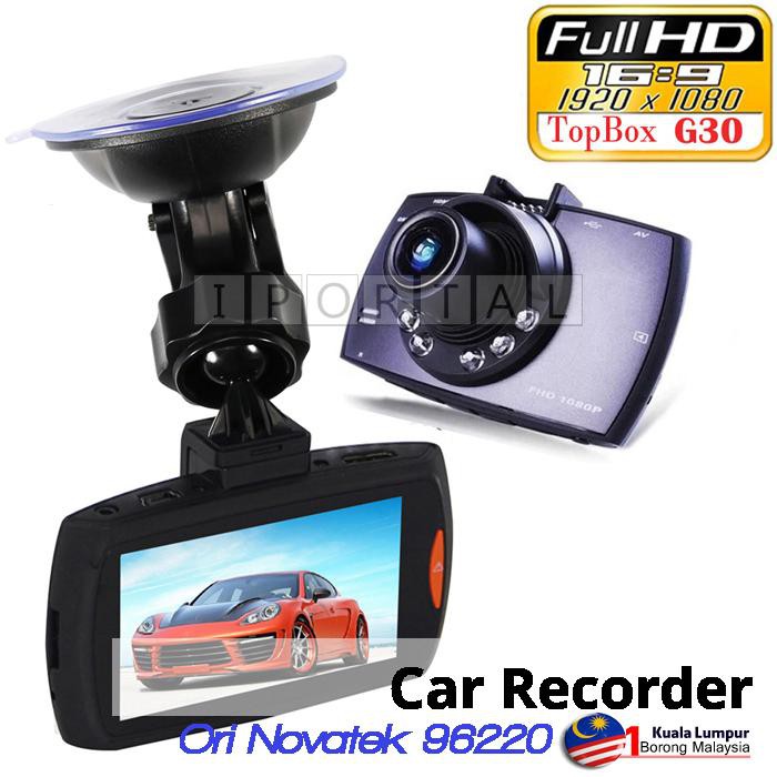 Car Camera Dashcam G30 Ori Novatek 96220 Full HD 1080P Recorder ...