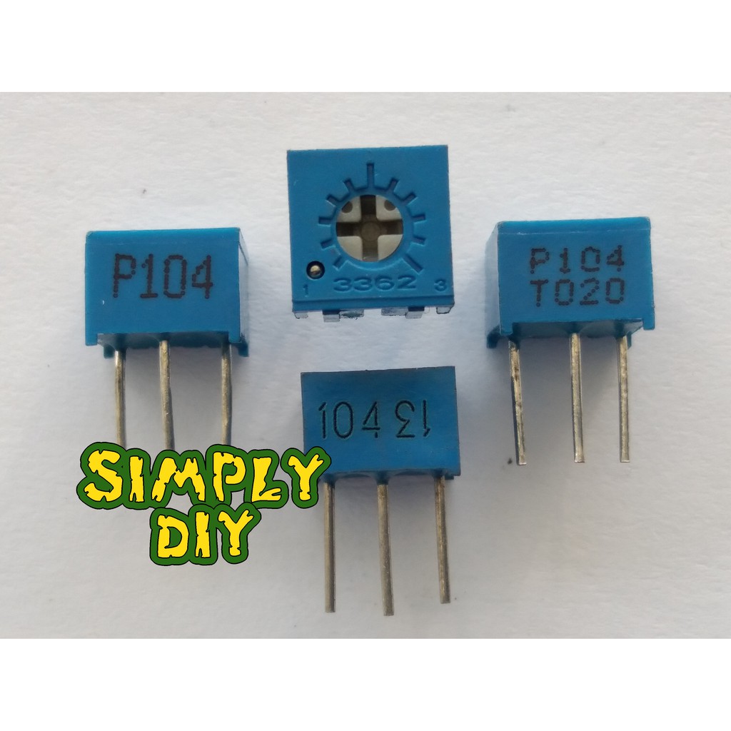 1pcs 3362P 104 100K (ohm R) Trimpo Adjustable Precision Trimmer ...