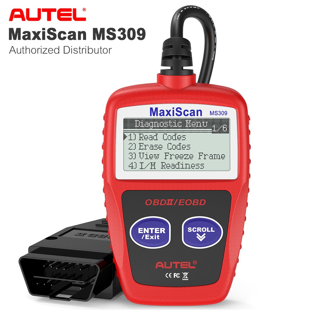 MaxiScan MS309 CAN BUS OBD2 car Code Reader EOBD OBD II Diagnostic Tool ...