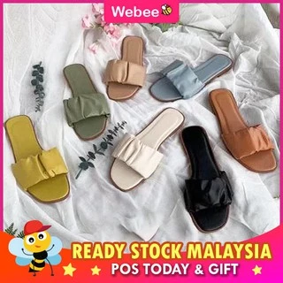 READY STOCK🔥WEBEE Gabriella Women's Flat Shoes Kasut Wanita Sandal