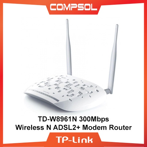 TD-W8961N, 300Mbps Wireless N ADSL2+ Modem Router