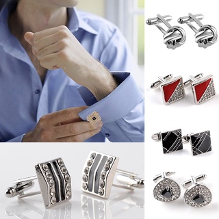 8pcs Button covers for men's shirts button cuffs button cover cufflinks for  men - imitation cuff chain for tuxedo, business or formal shirts Buttons