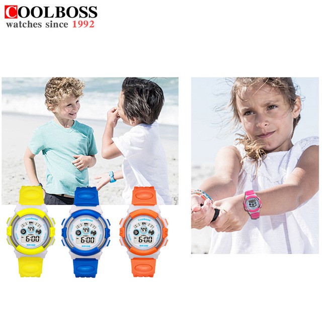 COOLBOSS 0919 Girls Boys Kids Watch Led Digital Sport Watches Shopee Malaysia