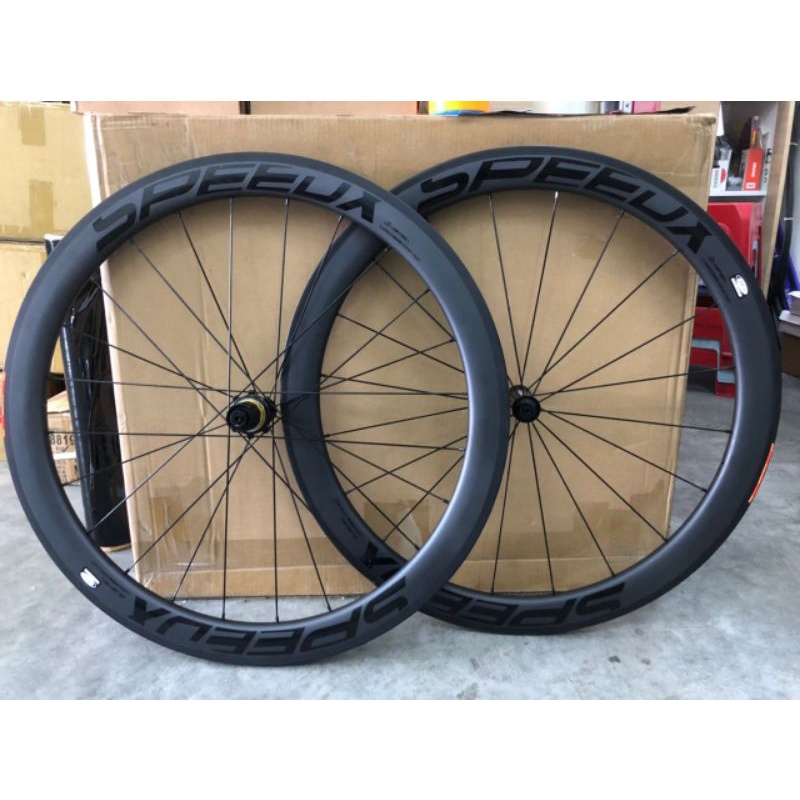 (Ready Stock) SpeedX Carbon Wheelset 50mm UCI approve Road bike
