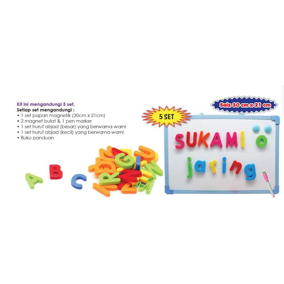 Kit Aktiviti Huruf Abjad Bermagnet | Shopee Malaysia