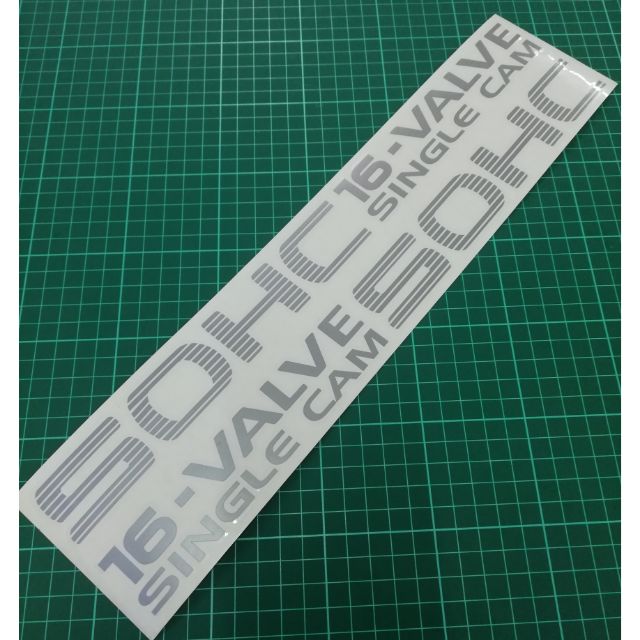 sticker kereta sohc 16 valve single cam car sticker | Shopee Malaysia