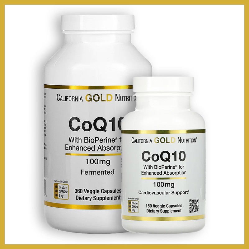 [Ready Stock] California Gold Nutrition CoQ10 USP with Bioperine (100 ...