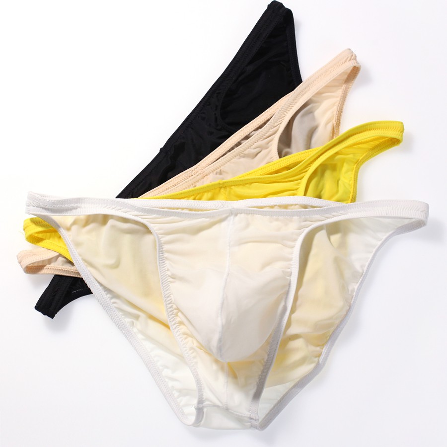 Sexy Underwear for Men ultra-thin Men's Briefs ice silk Innerwear ...